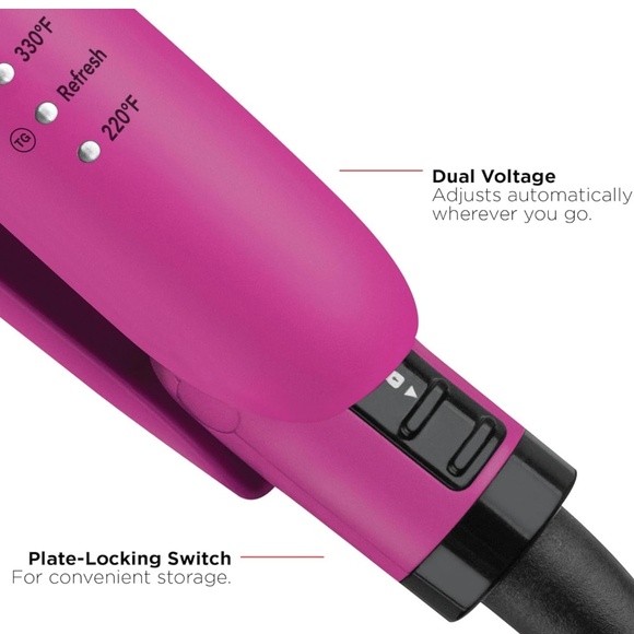 NIB Dual Voltage Revlon Flat Iron - Picture 6 of 11
